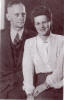 V. Jakubėnas su žmona Olga Kaluginaite - Jakubėniene. 1944 m.